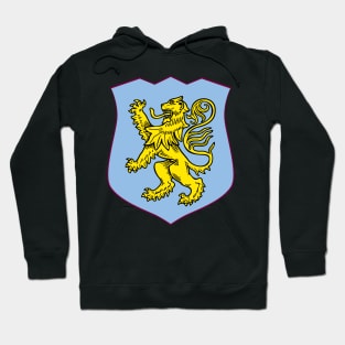 Heraldry Lion Blue Shield Hoodie